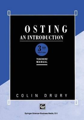 Costing: An introduction Teachers’ Manual - Colin Drury - cover