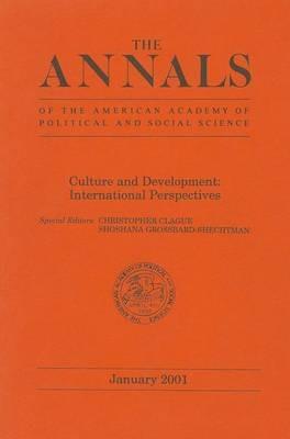 Culture and Development: International Perspectives - Christopher K. Clague,Shoshana Grossbard-Shechtman - cover