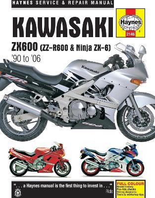 Kawasaki ZX600 (ZZ-R600 & Ninja ZX6) (90 - 06) - Haynes Publishing - cover