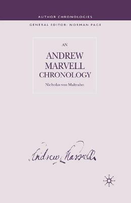Andrew Marvell Chronology - N. Maltzahn - cover