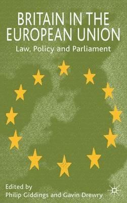 Britain in the European Union: Law, Policy and Parliament - cover