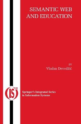 Semantic Web and Education - Vladan Devedžic - cover