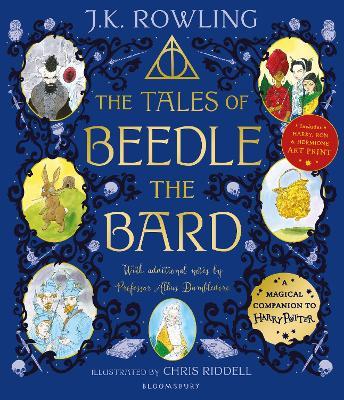 The Tales of Beedle the Bard - Illustrated Edition: A magical companion to the Harry Potter stories - J.K. Rowling - cover