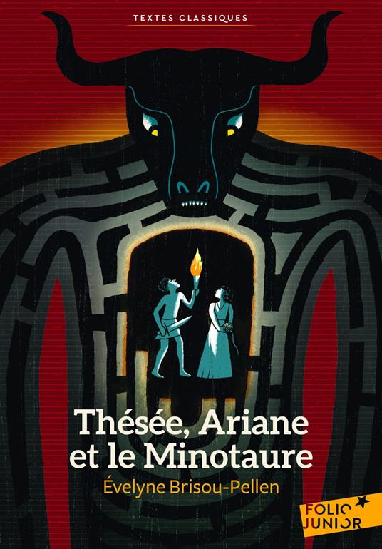 Thésée, Ariane et le Minotaure - Brisou-Pellen Évelyne,Rémi Saillard - ebook
