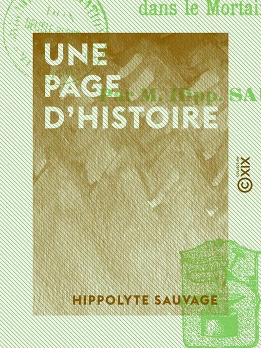 Une page d'histoire
