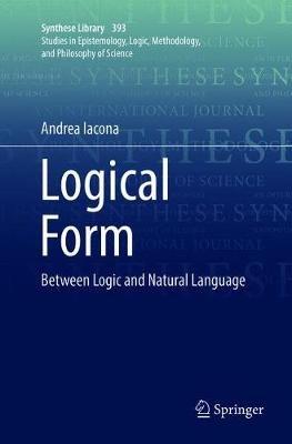 Logical Form: Between Logic and Natural Language - Andrea Iacona - cover