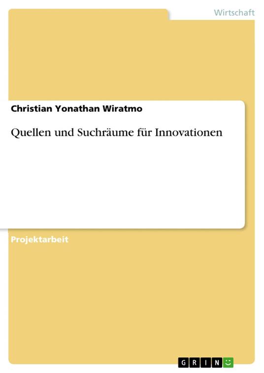 Quellen und Suchräume für Innovationen