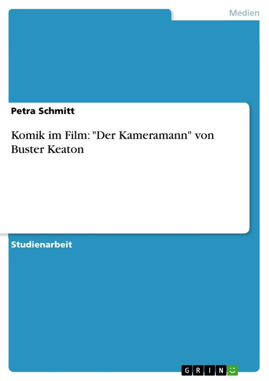 Komik im Film: "Der Kameramann" von Buster Keaton