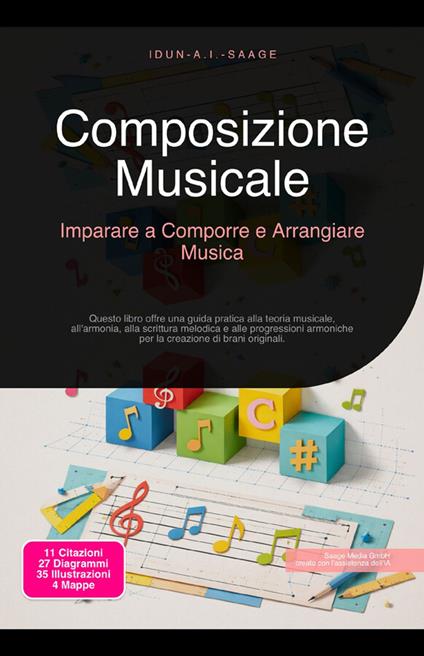 Composizione Musicale: Imparare a Comporre e Arrangiare Musica - Idun A.I. Saage - ebook