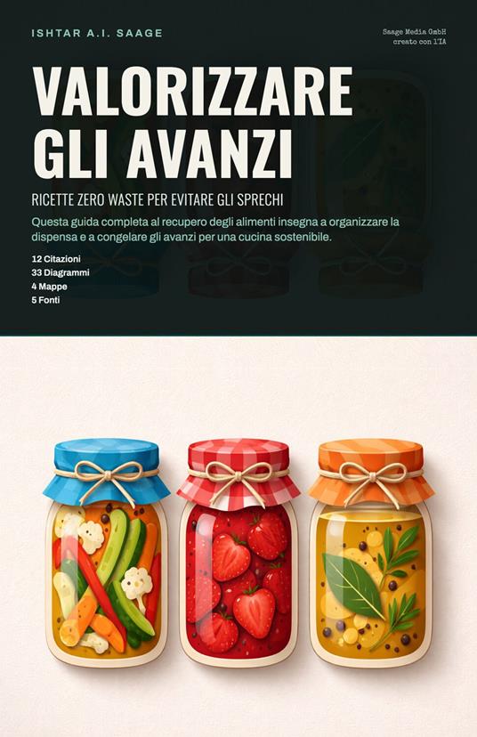 Valorizzare gli Avanzi: Ricette Zero Waste per Evitare gli Sprechi - Ishtar A.I. Saage - ebook