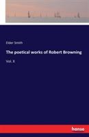 The poetical works of Robert Browning: Vol. X - Elder Smith - cover