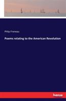 Poems relating to the American Revolution - Phlip Freneau - cover