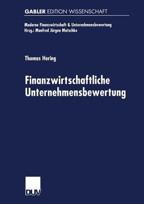 Finanzwirtschaftliche Unternehmensbewertung - cover