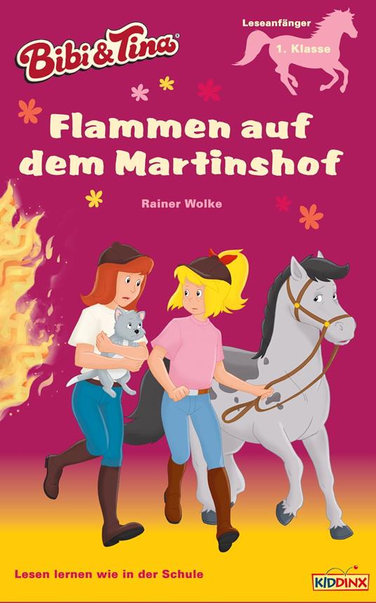 Bibi & Tina - Flammen auf dem Martinshof - Rainer Wolke - ebook