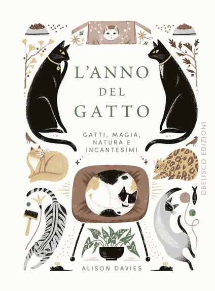 L'anno del gatto. Gatti, magia, natura e incantesimi - Alison Davies - copertina