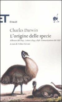 L'origine delle specie. Abbozzo del 1842. Lettere 1844-1858. Comunicazione del 1858 - Charles Darwin - copertina