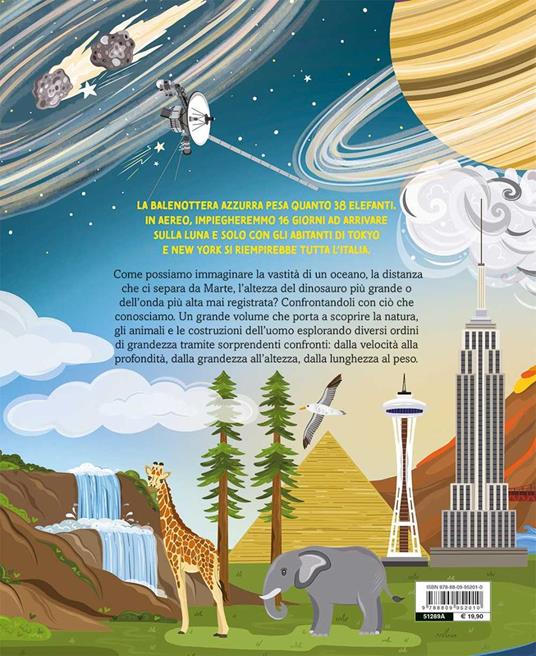 Le misure del mondo. Natura, animali, uomini e costruzioni a confronto. Ediz. a colori - Andrea Minoglio - 2