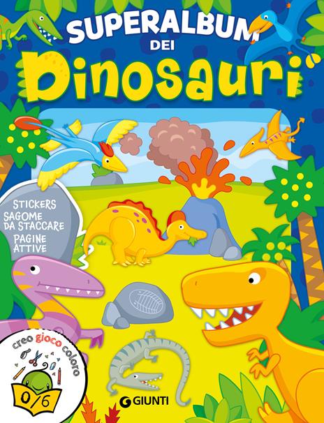 Superalbum dei dinosauri. Ediz. illustrata - Martina Boschi - copertina