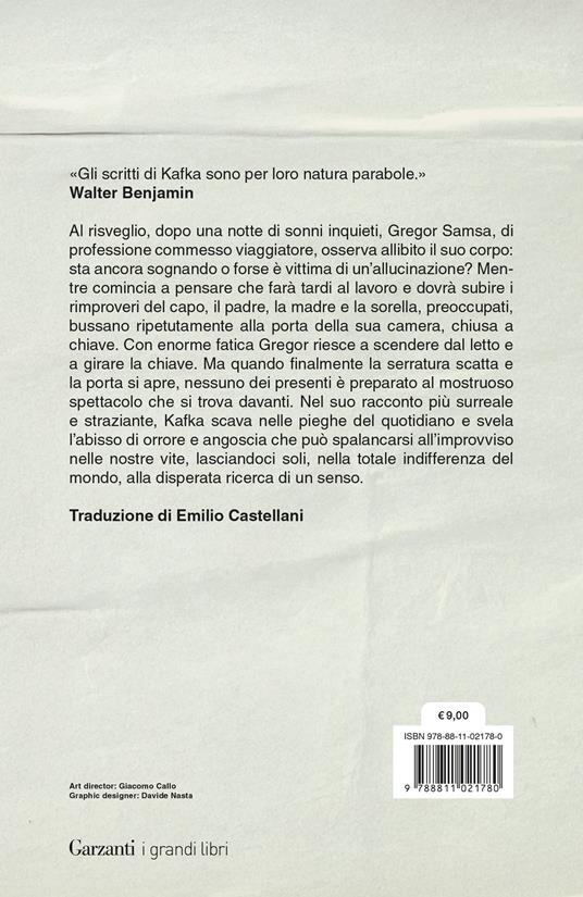 La metamorfosi. Ediz. integrale - Franz Kafka - 2