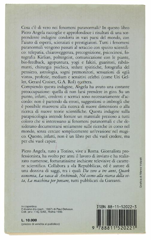 Viaggio nel mondo del paranormale. Indagine sulla parapsicologia