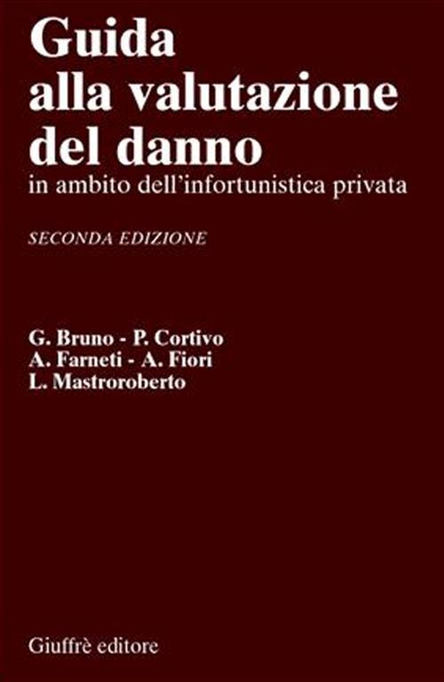Guida alla valutazione del danno. In ambito dell'infortunistica privata - copertina