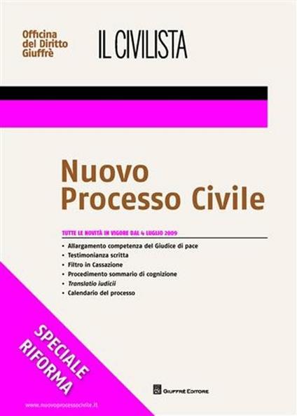 Il civilista. Nuovo processo civile - copertina