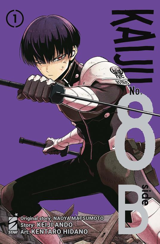 Kaiju No. 8. B-side. Vol. 1 - Naoya Matsumoto,Keiji Ando - copertina