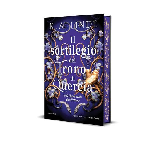 Il sortilegio del trono di quercia. The robin on the oak throne - K. A. Linde - copertina