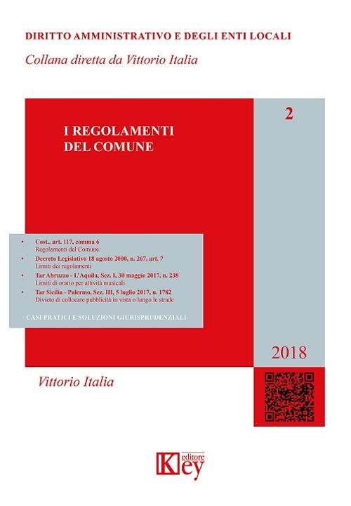 I regolamenti del Comune - Vittorio Italia - copertina