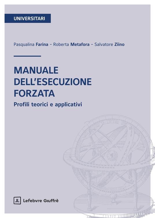 Manuale dell'esecuzione forzata - Salvatore Ziino,Pasqualina Farina,Roberta Metafora - copertina
