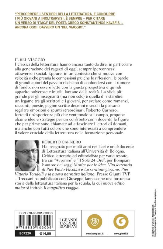 Il bel viaggio. Insegnare letteratura alla generazione Z - Roberto Carnero - 3
