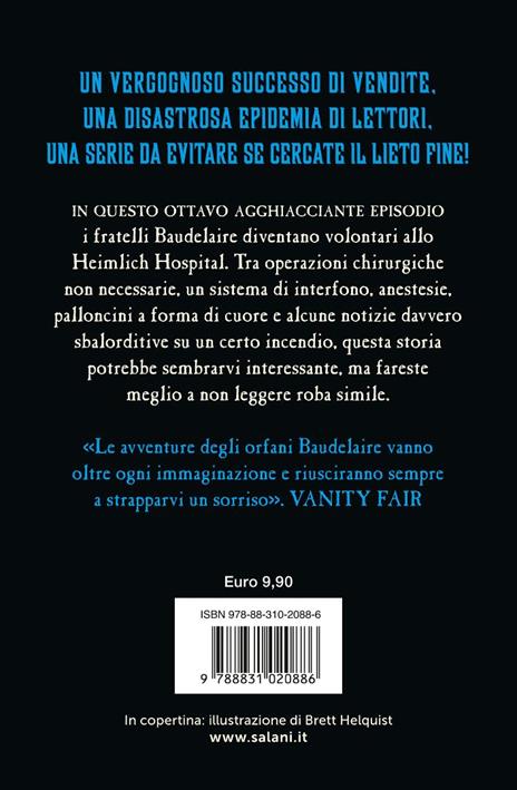 L'ostile ospedale. Una serie di sfortunati eventi. Vol. 8 - Lemony Snicket - 2