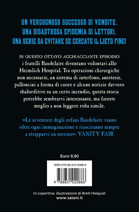 L'ostile ospedale. Una serie di sfortunati eventi. Vol. 8 - Lemony Snicket - 2