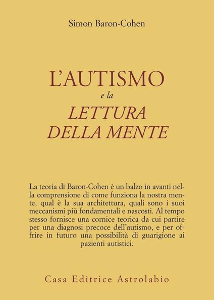 L'autismo e la lettura della mente - Simon Baron-Cohen - copertina