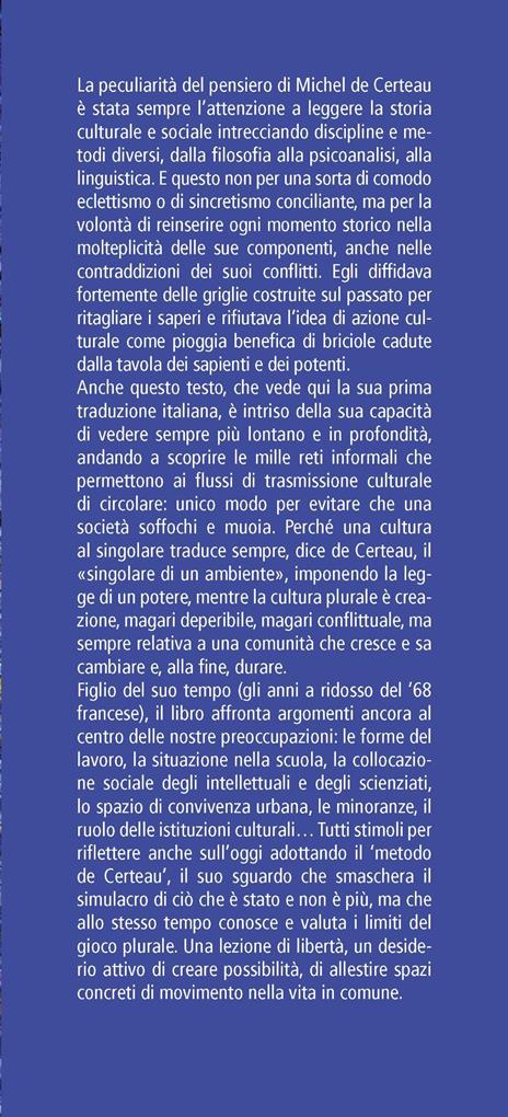 La cultura al plurale - Michel de Certeau - 3