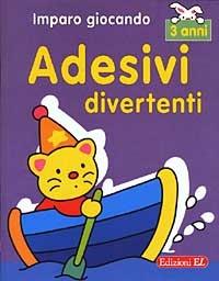 Imparo giocando. Adesivi divertenti. 3 anni - copertina