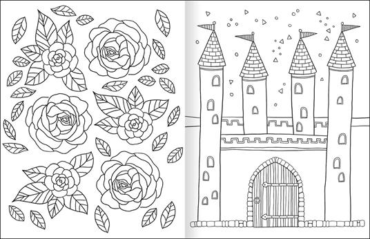 Scintillante. Libro da colorare. Ediz. illustrata. Con 750 brillantini adesivi - 2