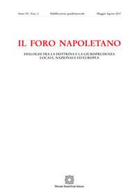 Il Foro napoletano (2017). Vol. 2 - copertina