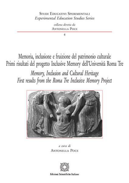 Memoria, inclusione e fruizione del patrimonio culturale-Memory, Inclusion and Cultural Heritage - copertina