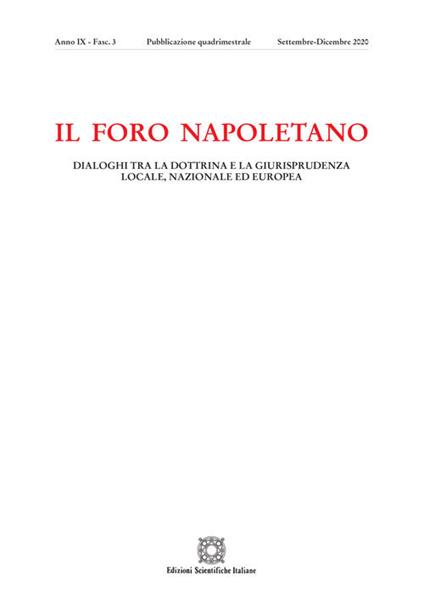 Il Foro napoletano (2020). Vol. 3 - copertina