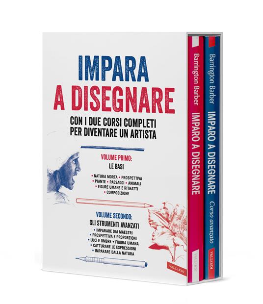 Impara a disegnare con i due corsi completi per diventare un artista. Le basi. Gli strumenti avanzati. Ediz. illustrata - Barrington Barber - copertina