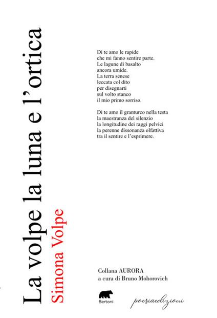 La volpe la luna e l’ortica - Simona Volpe - copertina