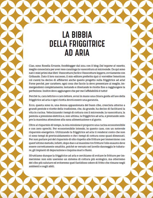 Friggitrice ad aria. Ricette d'autore, dall'antipasto al dolce, tutte testate e sperimentate. Ediz. a colori - Rosella Errante - 3