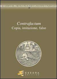 Contrafactum. Copia, imitazione, falso - copertina