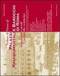 Vedute di palazzi rinascimentali e barocchi di Roma attraverso i secoli. Ediz. italiana e inglese. Vol. 1 - Alberto Lombardo - copertina