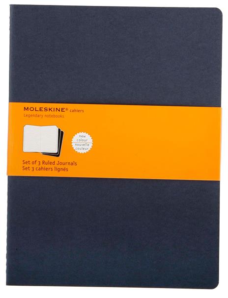 Quaderno Cahier Moleskine extra large a righe. Set da 3 - 6