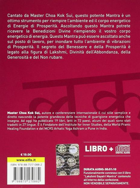 Lakshmi Gayatri mantra. Benessere divino. CD Audio. Con libro - K. Sui Choa - 3
