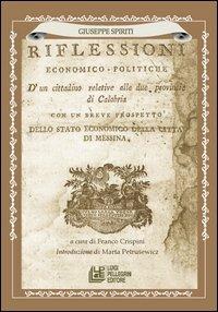 Riflessioni economico-politiche - Giuseppe Spiriti - copertina