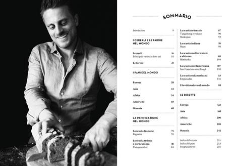 Tutto il mondo del pane. 400 pani. 70 ricette. Scuole, tecniche, lieviti madre nei cinque continenti - Fulvio Marino - 2