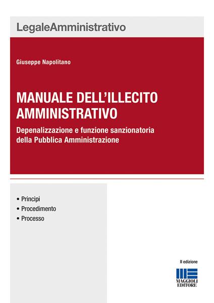 Manuale dell'illecito amministrativo - Giuseppe Napolitano - copertina